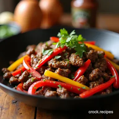 Wok This Way Beef Stir Fry with Bell 5 Flavour Secrets Recipe Card