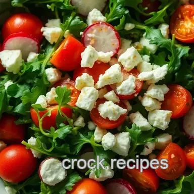 Easy Zesty Arugula Salad Recipe with Lemon Vinaigrette