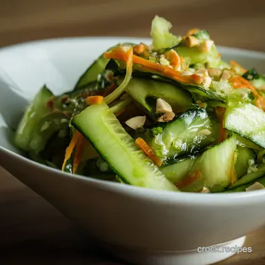 Zesty Asian Cucumber Salad My New GoTo Recipe Recipe Card