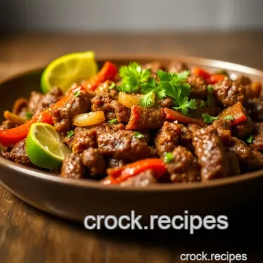 Easy & Zesty Beef Fajita Marinade: My Family's Favorite Recipe Recipe Card