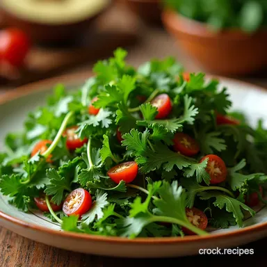 Bright Zesty AllHerb Parsley Salad Recipe Easy Side Recipe Card