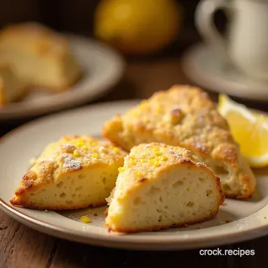 The Best Light Fluffy Lemon Sugar Scones Recipe Recipe Card