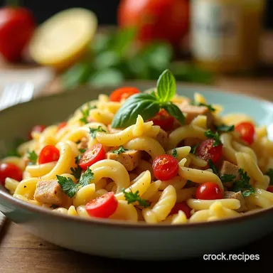 Sunshine State Lighter Pasta Salad Recipe Low Calorie Recipe Card