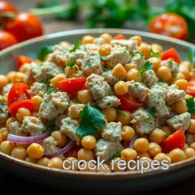 Zesty Tuna Salad with Chickpeas: A Quick & Healthy Delight