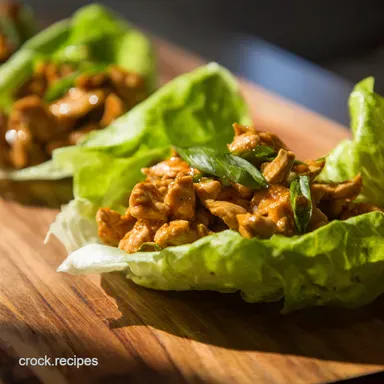 Asian Chicken Lettuce Wraps PF Changs Copycat