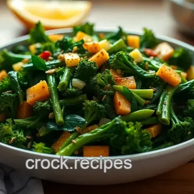 Zingy Ginger-Citrus Broccolini: My Speedy Broccolini Recipe!