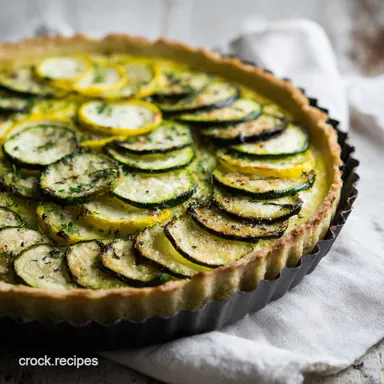 Zucchini Ricotta Tart A Taste of Italian Summer Zucchini Recipes Recipe Card