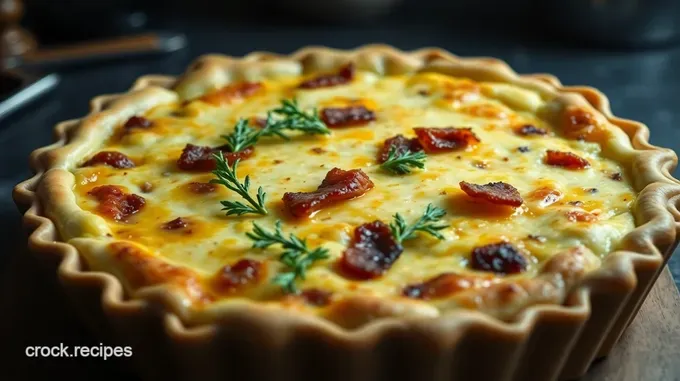 Classic French Quiche Lorraine: A Savory Slice of Elegance
