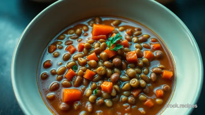 Comfort in a Bowl: Slow Cooker Lentil Bean Soup