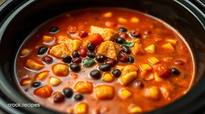 Creamy Chicken Enchilada Soup: Effortless Comfort in Your Crock Pot