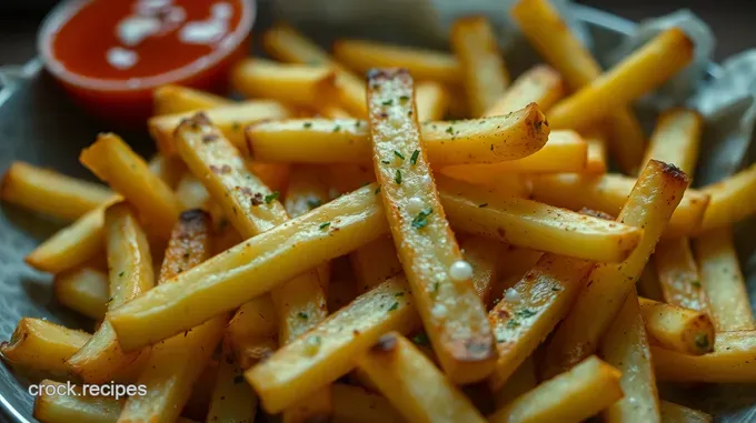 Crispy Homemade Baked Fries: Perfectly Seasoned and Guilt-Free!