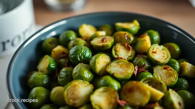 Crispy Oven-Baked Brussels Sprouts with Garlic and Parmesan
