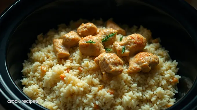 Crockpot Chicken & Rice: Easy Weeknight Dinner