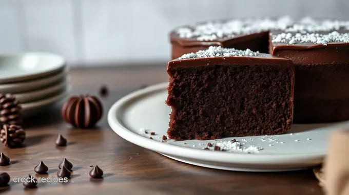 Decadent Dark Chocolate Torte: A Slice of Heaven