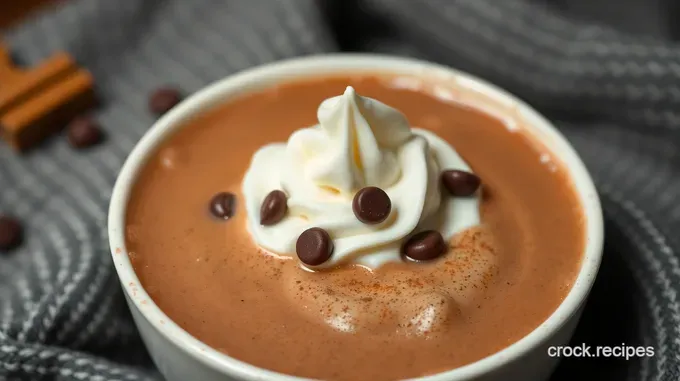 Decadent Hot Cocoa with Chocolate Chips