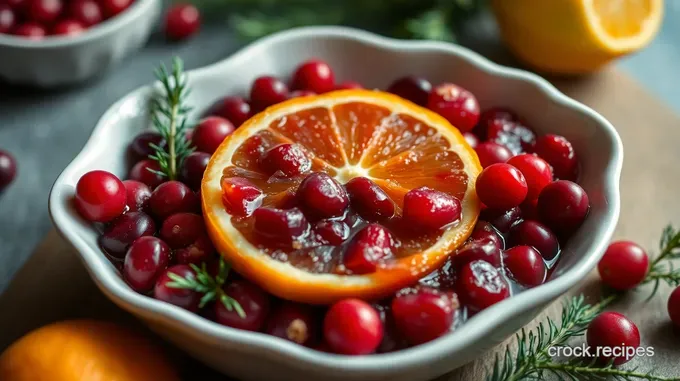 Festive Cranberry and Orange Relish: A Zesty Holiday Delight
