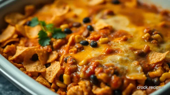 Fiesta Chicken Enchilada Casserole