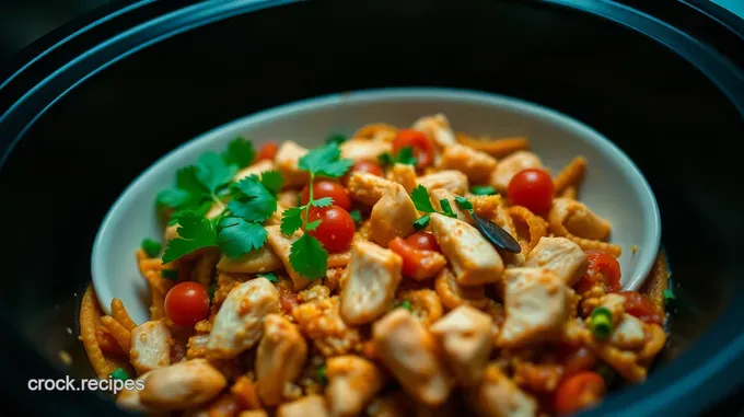 Fiesta Chicken Taco Bowls (Crockpot Magic!)
