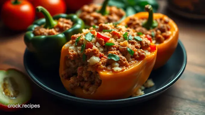 Italian Stuffed Capsicum Delight