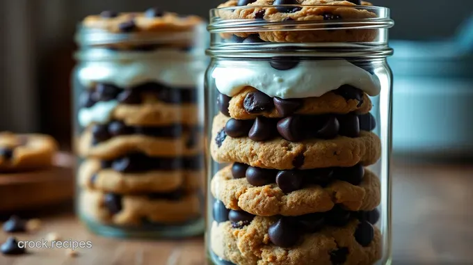 Layered Cookie Mix in a Jar