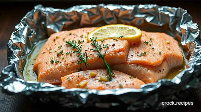 Lemon-Herb Baked Salmon in Foil: A Simple and Flavorful Delight
