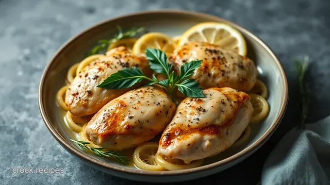 Lemon Herb Italian Chicken: A Taste of Tuscany! Lemon Herb Italian Chicken with Creamy Polenta