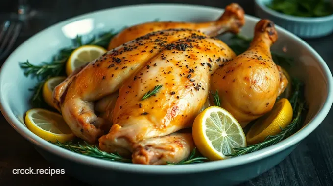 Lemon Herb Roasted Chicken and Veggies