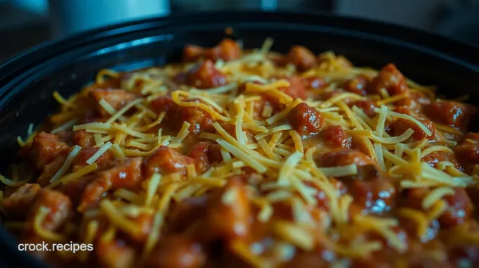 Low Carb Chicken Enchilada Casserole (Crock Pot)