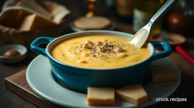Melting Swiss Bliss: Classic Cheese Fondue