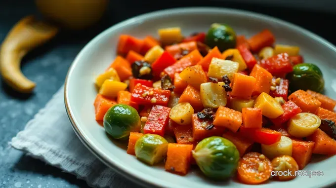 Perfectly Roasted Rainbow Veggies: A Medley of Flavors