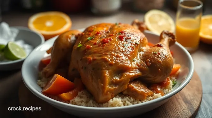 Roasted Colombian Wyandotte Chicken with Citrus Marinade