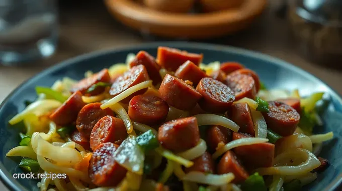 Savory Cabbage & Sausage Stir-Fry