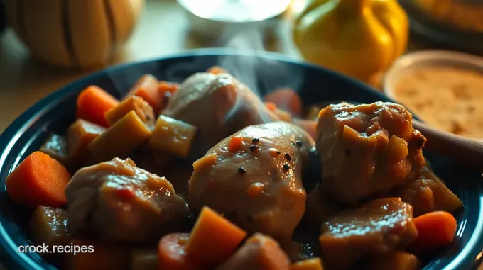 Savory Slow Cooker Chicken with Herbs and Veggies