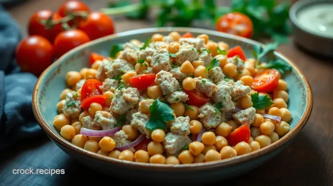 Zesty Tuna Salad with Chickpeas