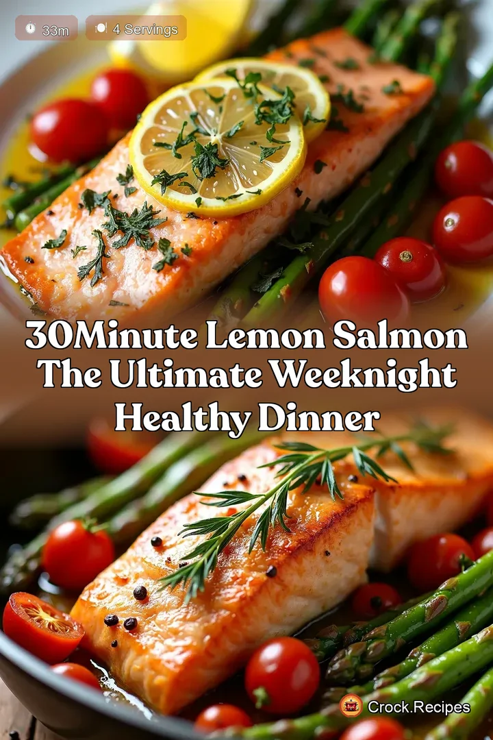 30Minute Lemon Salmon The Ultimate Weeknight Healthy Dinner