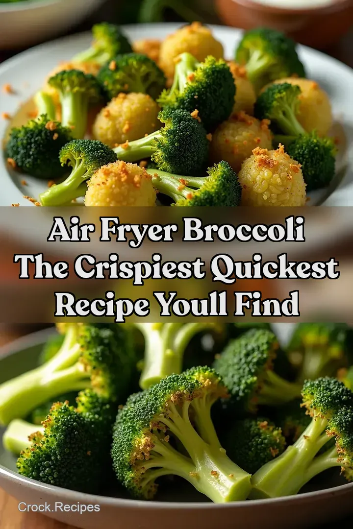 Air Fryer Broccoli The Crispiest Quickest Recipe Youll Find