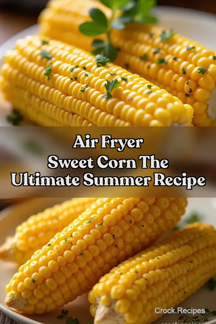 Air Fryer Sweet Corn The Ultimate Summer Recipe