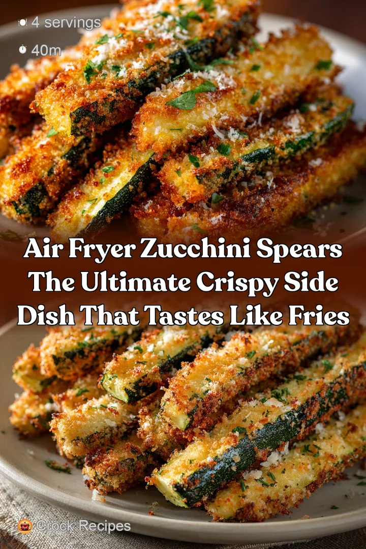 Air Fryer Zucchini Spears The Ultimate Crispy Side Dish That Tastes Like Fries