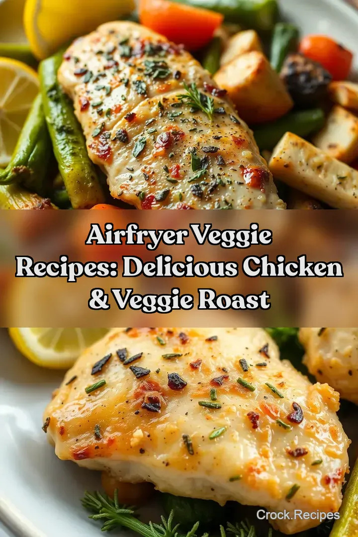 Airfryer Veggie Recipes: Delicious Chicken & Veggie Roast