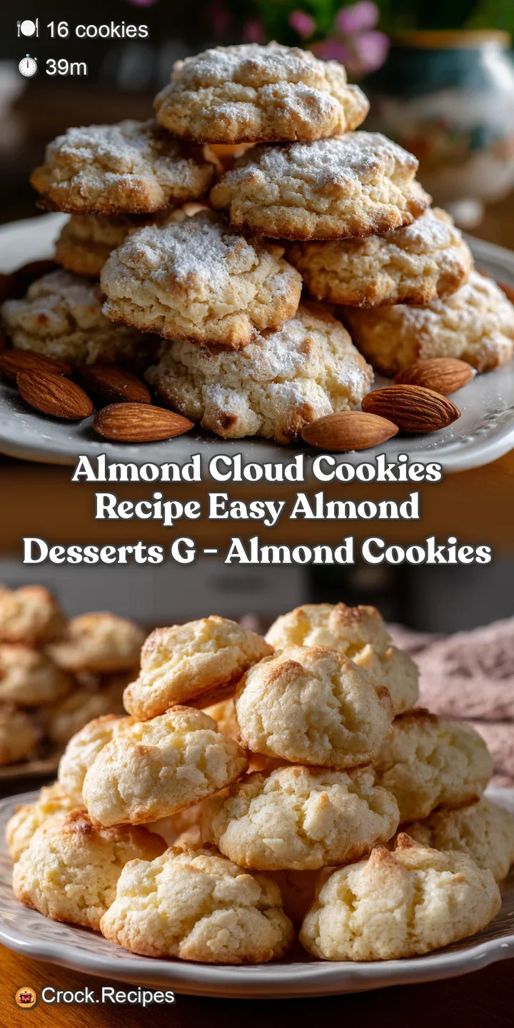 Almond Cloud Cookies Recipe Easy Almond Desserts G - Almond Cookies