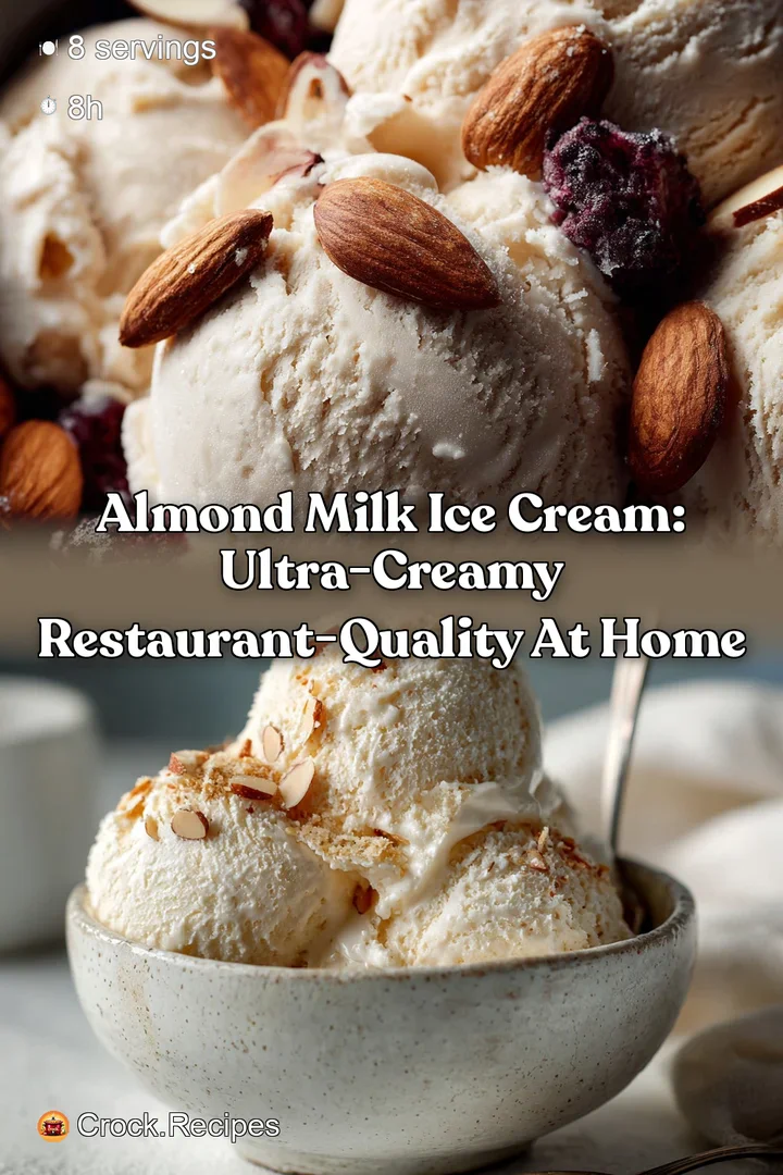 Almond Milk Ice Cream: Ultra-Creamy Restaurant-Quality At Home