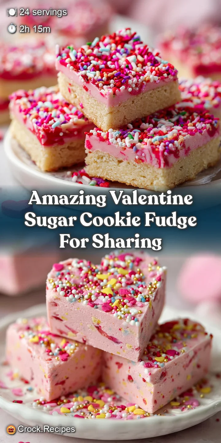 Close-up of swirled fudge with vibrant pinks, reds, and whites, accented by a scattering of colorful sprinkles; a tempting...