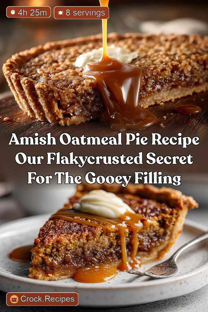 Amish Oatmeal Pie Recipe Our FlakyCrusted Secret for the Gooey Filling