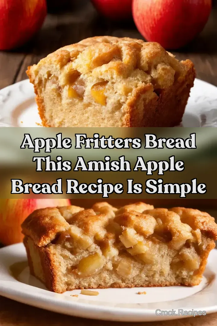 Apple Fritters Bread This Amish Apple Bread Recipe is Simple