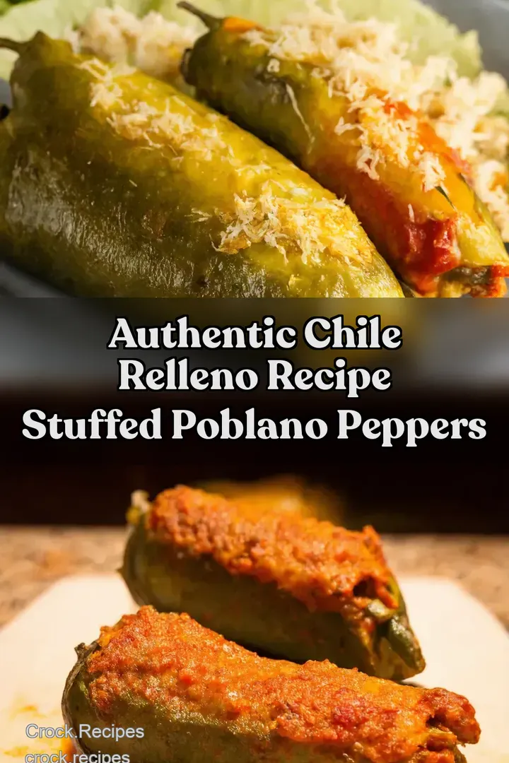 Authentic Chile Relleno Recipe Stuffed Poblano Peppers