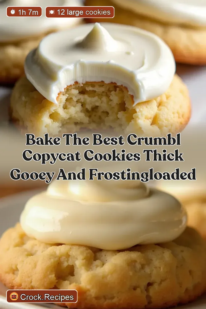 Bake the Best Crumbl Copycat Cookies Thick Gooey and FrostingLoaded