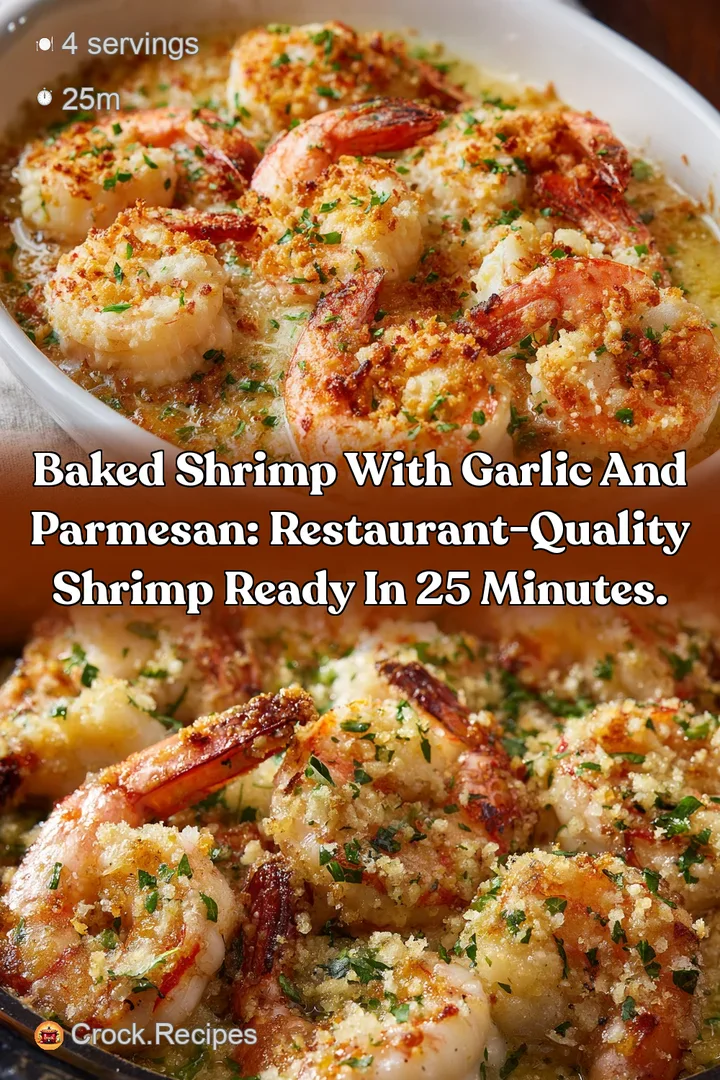Baked Shrimp with Garlic and Parmesan: Restaurant-Quality Shrimp Ready in 25 Minutes.