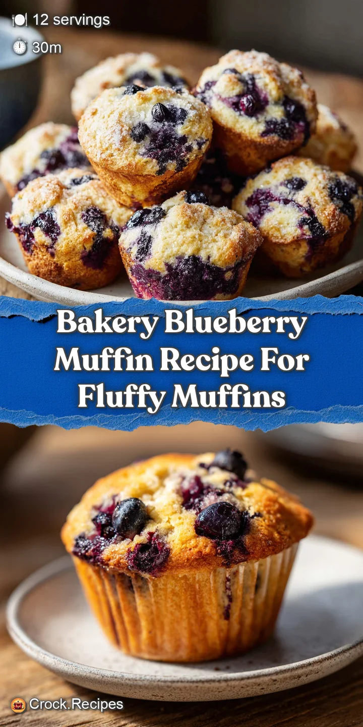 Close-up of a bakery blueberry muffin, highlighting the burst of blueberries and its moist, slightly crumbly texture.