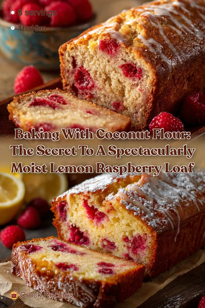 Baking with Coconut Flour: The Secret to a Spectacularly Moist Lemon Raspberry Loaf