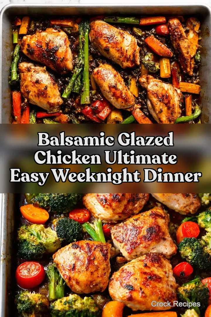 Balsamic Glazed Chicken Ultimate Easy Weeknight Dinner